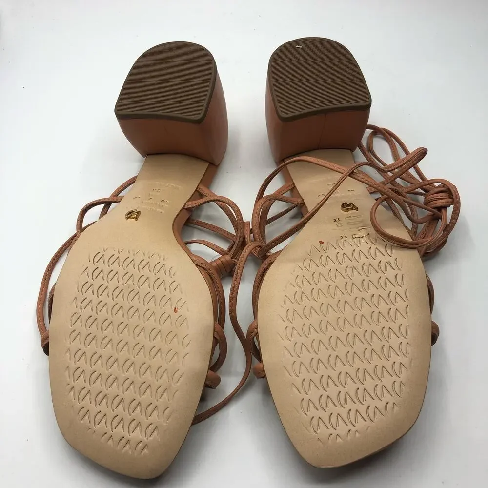 Free People X Vicenza Talons Love Struck Strappy Sandals Brown Size EU 38 / US 9